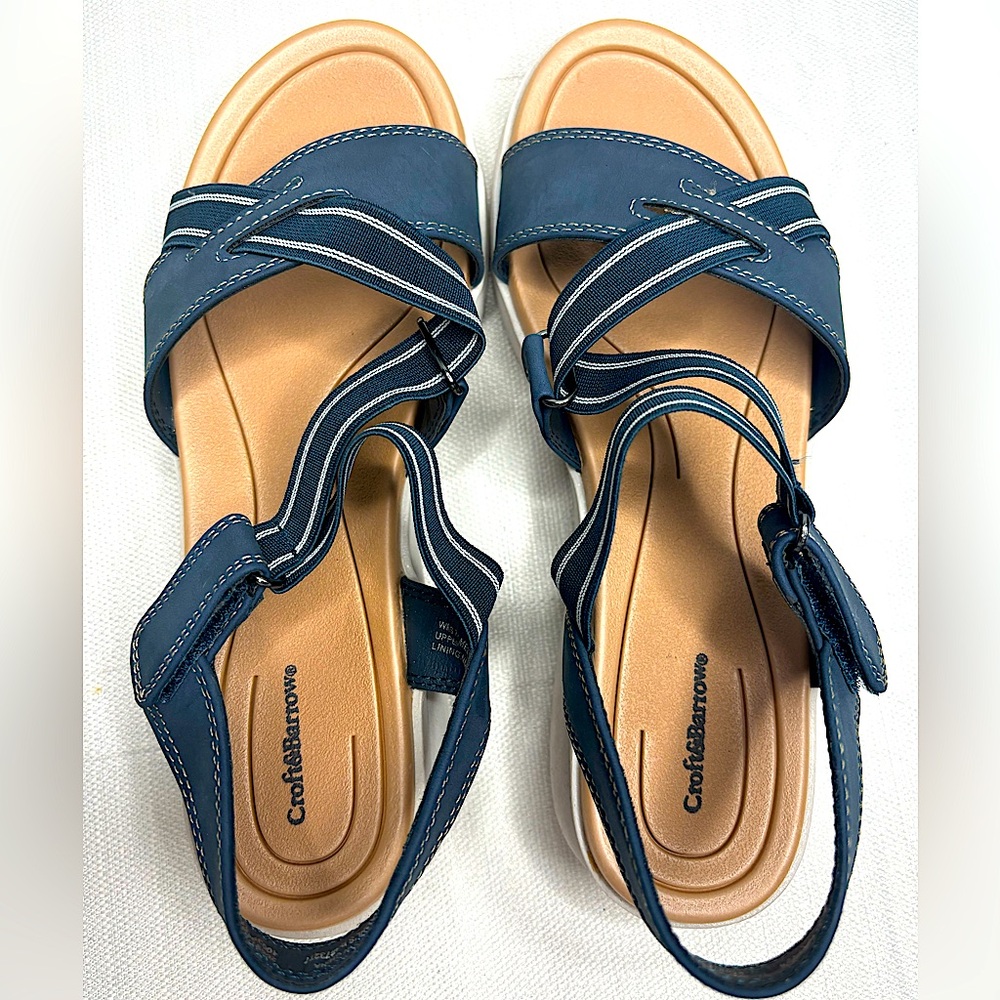 Croft & Barrow Rapids Navy Women's Strappy Sandals